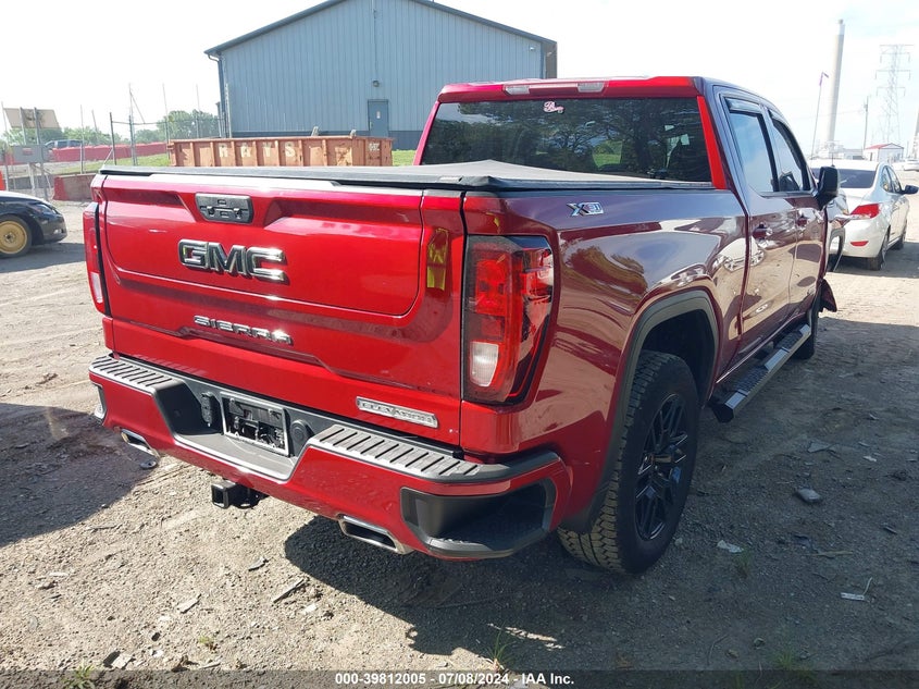 2021 GMC SIERRA 1500 4WD  SHORT BOX ELEVATION - 3GTU9CED4MG475172