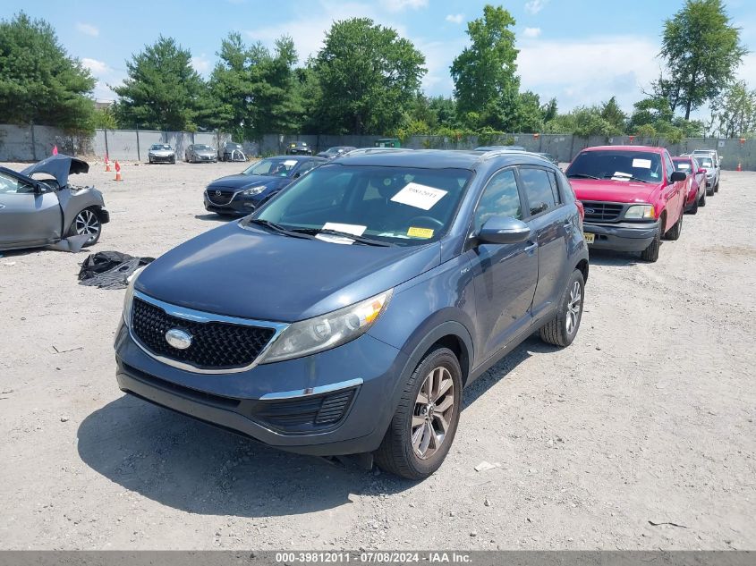 2014 Kia Sportage Lx VIN: KNDPBCAC2E7571412 Lot: 39812011