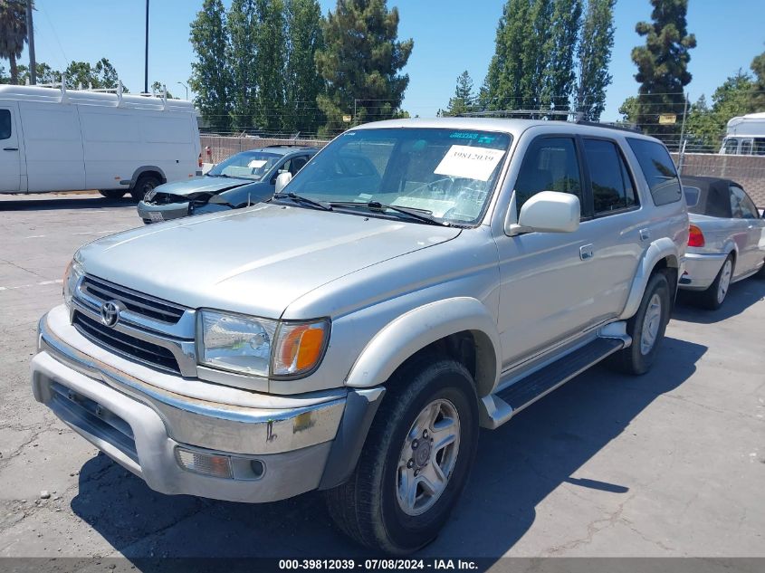 2002 Toyota 4Runner Sr5 V6 VIN: JT3GN86R320250456 Lot: 39812039