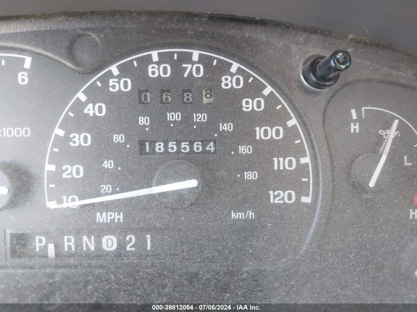 2002 Ford Ranger Edge/Xl/Xlt VIN: 1FTYR10U52PB21845 Lot: 39812054