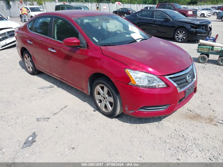 2014 Nissan Sentra Fe+ S/Fe+ Sv/S/Sl/Sr/Sv VIN: 3N1AB7AP5EY256590 Lot: 39812057