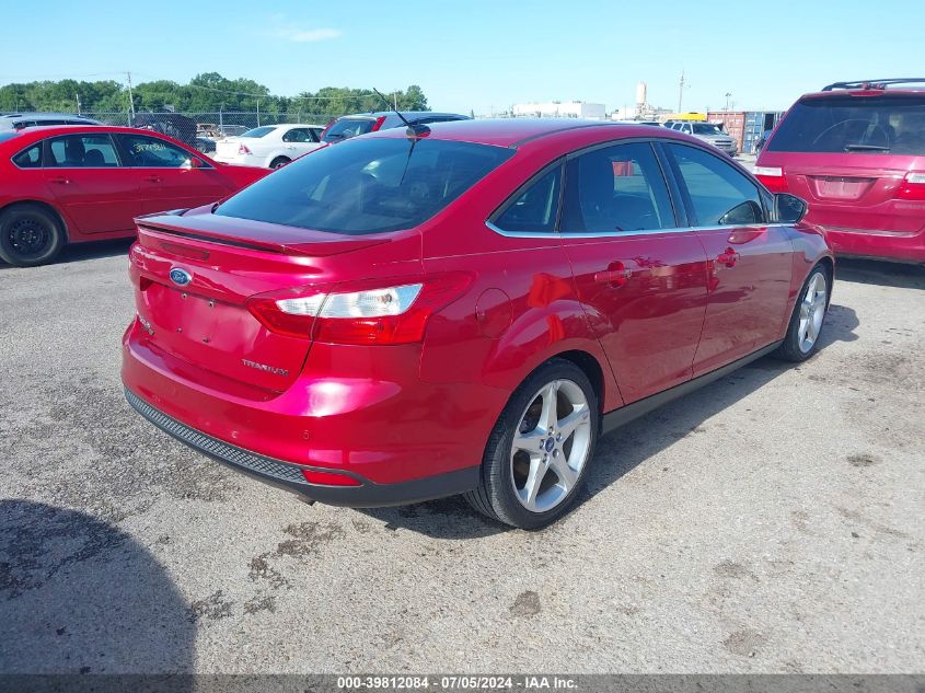 2012 Ford Focus Titanium VIN: 1FAHP3J24CL289506 Lot: 39812084