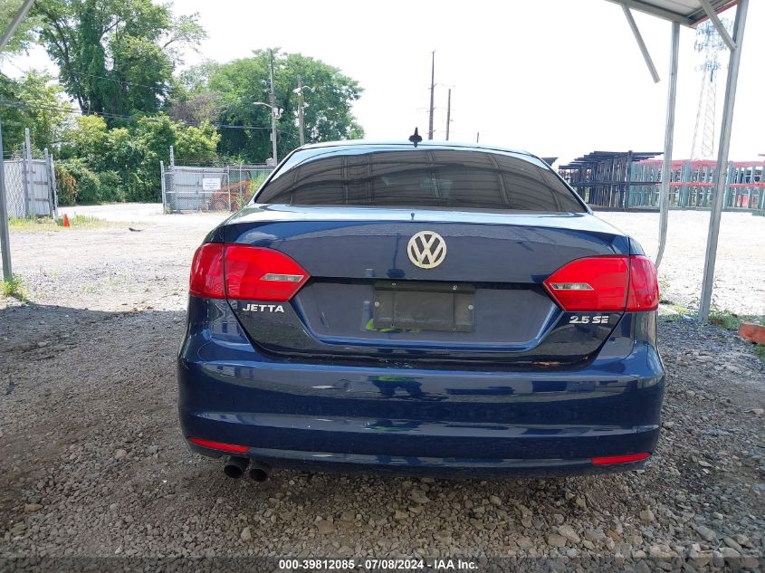 2013 Volkswagen Jetta 2.5L Se VIN: 3VWDP7AJ8DM433742 Lot: 39812085