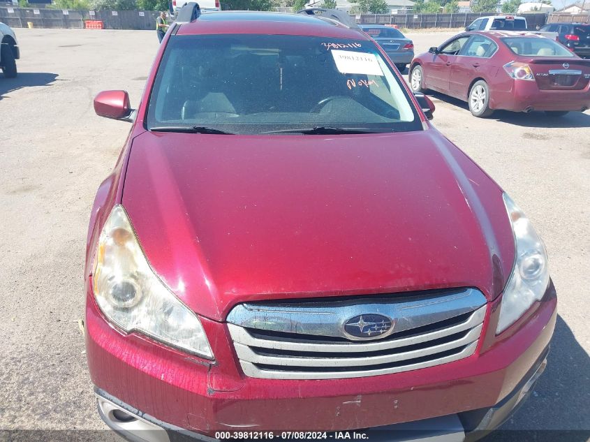 2012 Subaru Outback 2.5I Limited VIN: 4S4BRBKCXC3275178 Lot: 39812116