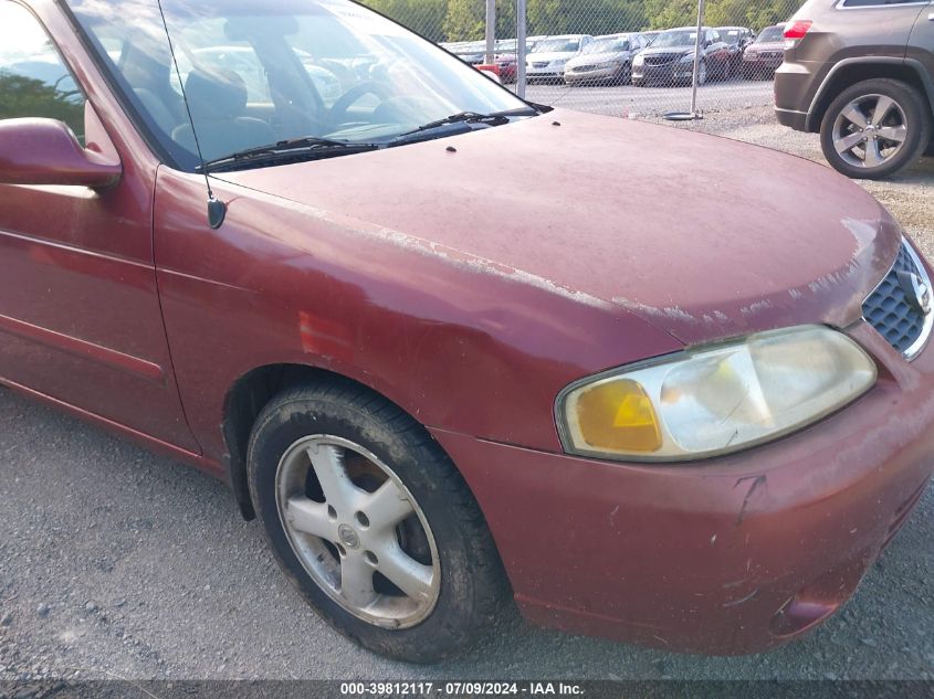 2003 Nissan Sentra Gxe VIN: 3N1CB51D43L709076 Lot: 39812117