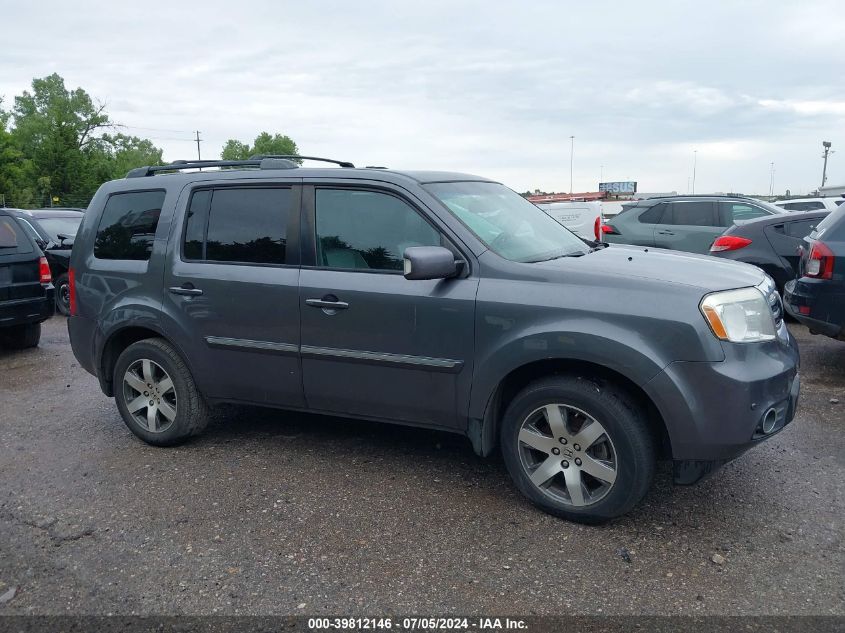 2015 Honda Pilot Touring VIN: 5FNYF4H96FB047037 Lot: 39812146