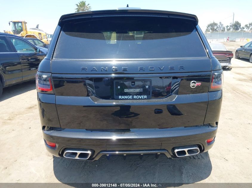 2019 Land Rover Range Rover Sport Svr VIN: SALWZ2SE2KA871895 Lot: 39812148