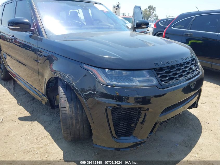 2019 Land Rover Range Rover Sport Svr VIN: SALWZ2SE2KA871895 Lot: 39812148