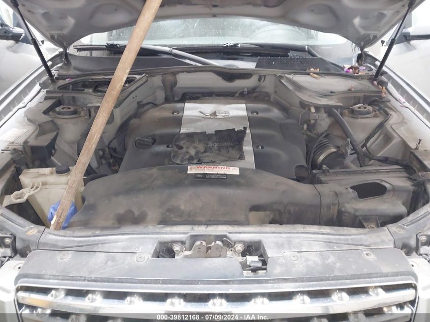 2004 Infiniti Fx45 VIN: JNRBS08W74X401490 Lot: 39812168