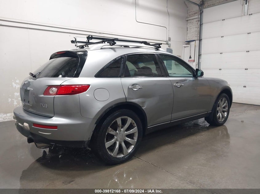 2004 Infiniti Fx45 VIN: JNRBS08W74X401490 Lot: 39812168