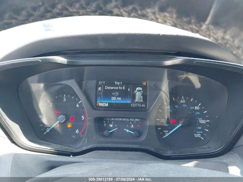 2015 Ford Transit-150 VIN: 1FTNE1ZV0FKA62703 Lot: 39812189