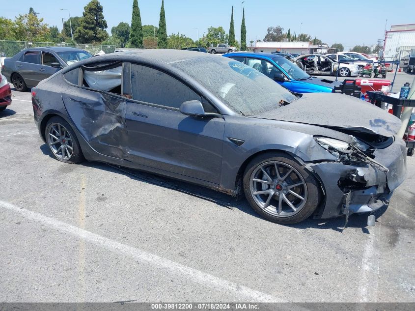 2021 Tesla Model 3 VIN: 5YJ3E1EA3MF877756 Lot: 39812200