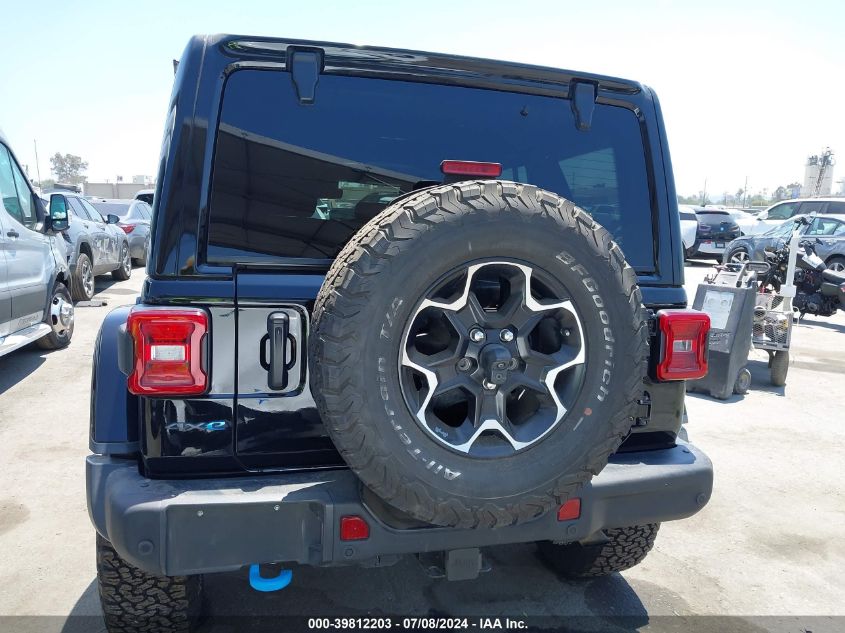 2021 Jeep Wrangler 4Xe Unlimited Rubicon 4X4 VIN: 1C4JJXR63MW659548 Lot: 39812203