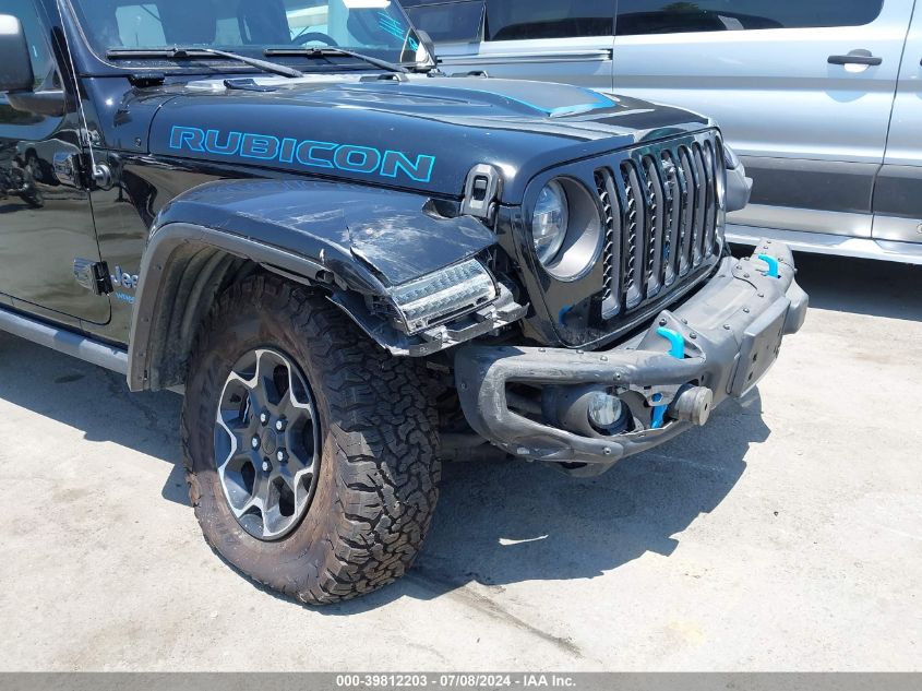 2021 Jeep Wrangler 4Xe Unlimited Rubicon 4X4 VIN: 1C4JJXR63MW659548 Lot: 39812203