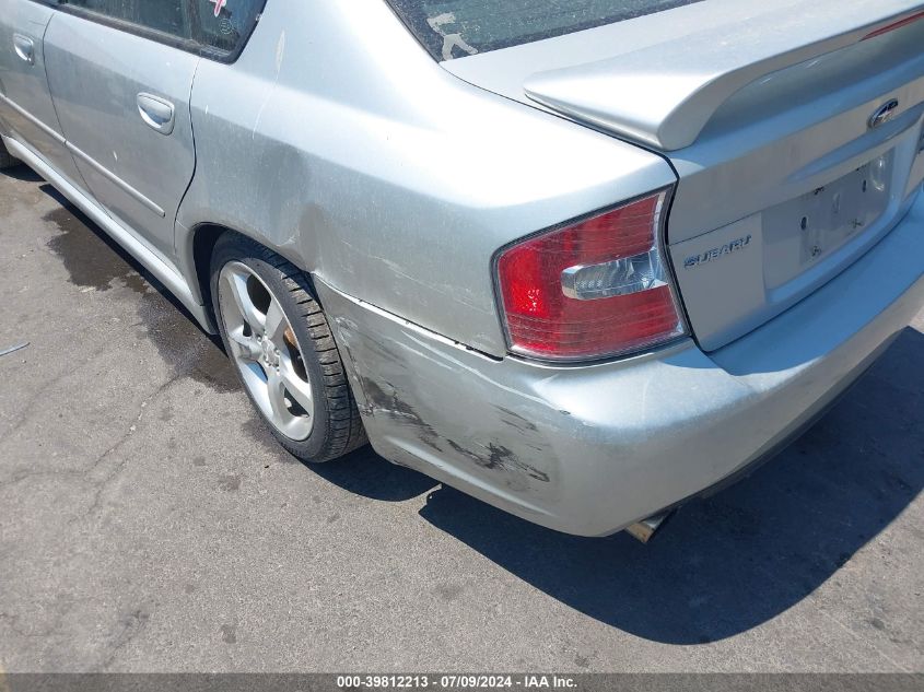 2005 Subaru Legacy 2.5Gt Limited VIN: 4S3BL676156219938 Lot: 39812213