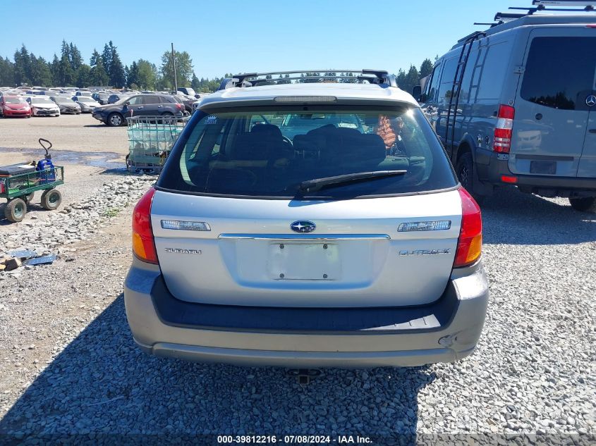 2005 Subaru Outback 2.5I VIN: 4S4BP61C857384801 Lot: 39812216