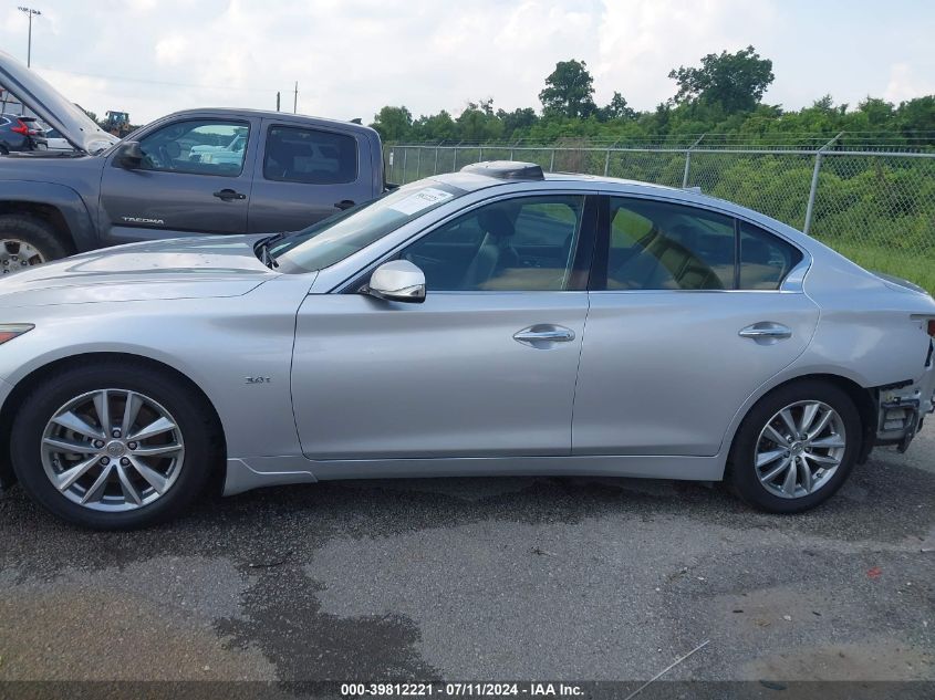 2016 Infiniti Q50 3.0T Premium VIN: JN1EV7AP1GM303905 Lot: 39812221