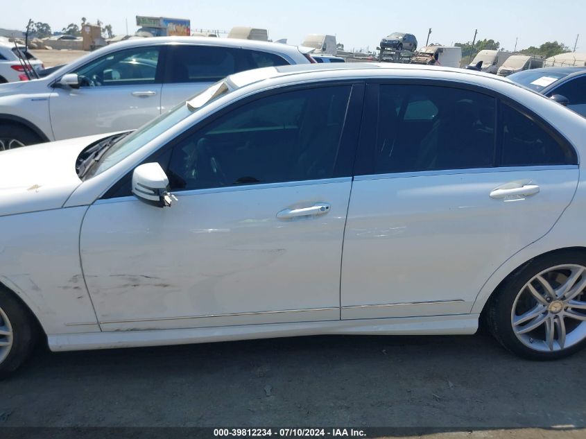 2013 Mercedes-Benz C 250 Luxury/Sport VIN: WDDGF4HBXDF971722 Lot: 39812234