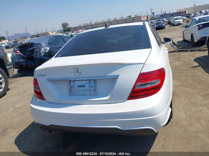 2013 Mercedes-Benz C 250 Luxury/Sport VIN: WDDGF4HBXDF971722 Lot: 39812234