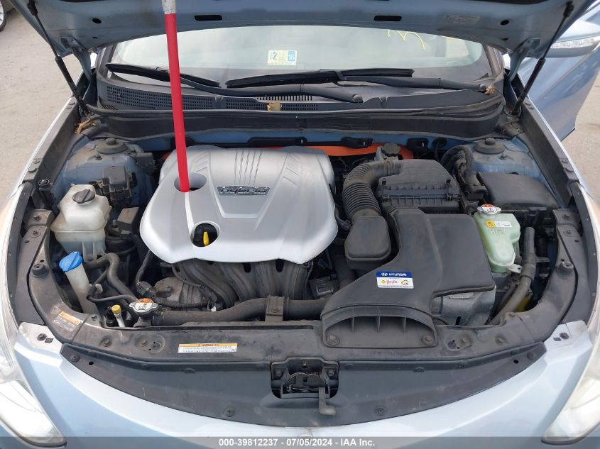 2013 Hyundai Sonata Hybrid VIN: KMHEC4A49DA078696 Lot: 39812237