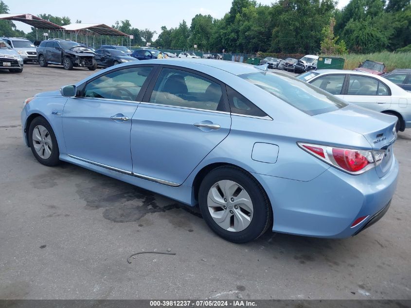 KMHEC4A49DA078696 | 2013 HYUNDAI SONATA HYBRID