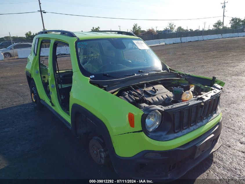 2017 Jeep Renegade Altitude Fwd VIN: ZACCJABB7HPF57489 Lot: 39812292