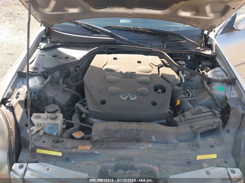 2004 Infiniti G35 VIN: JNKCV51E24M607942 Lot: 39812313