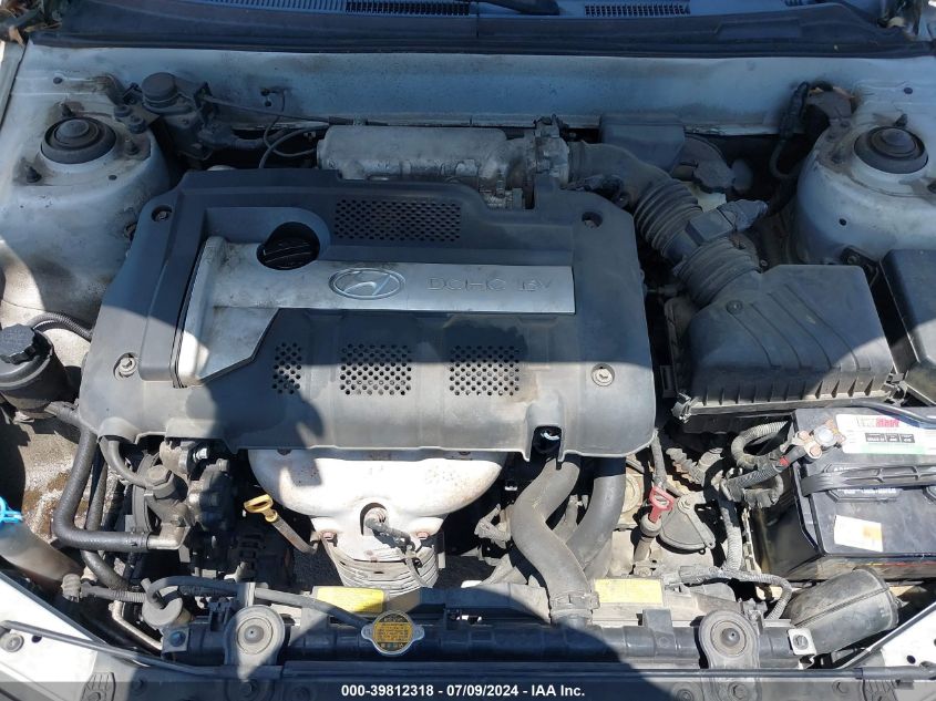 2005 Hyundai Elantra Gls/Gt VIN: KMHDN46D25U176452 Lot: 39812318