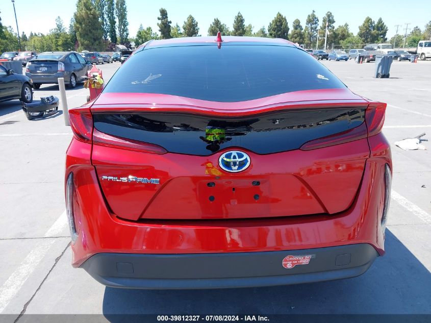 2018 Toyota Prius Prime Plus VIN: JTDKARFP1J3077281 Lot: 39812327