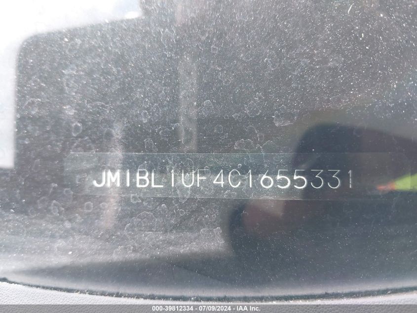 2012 Mazda 3 I VIN: JM1BL1UF4C1655331 Lot: 39812334