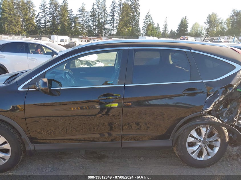 2013 Honda Cr-V Exl VIN: 2HKRM4H77DH647119 Lot: 39812349