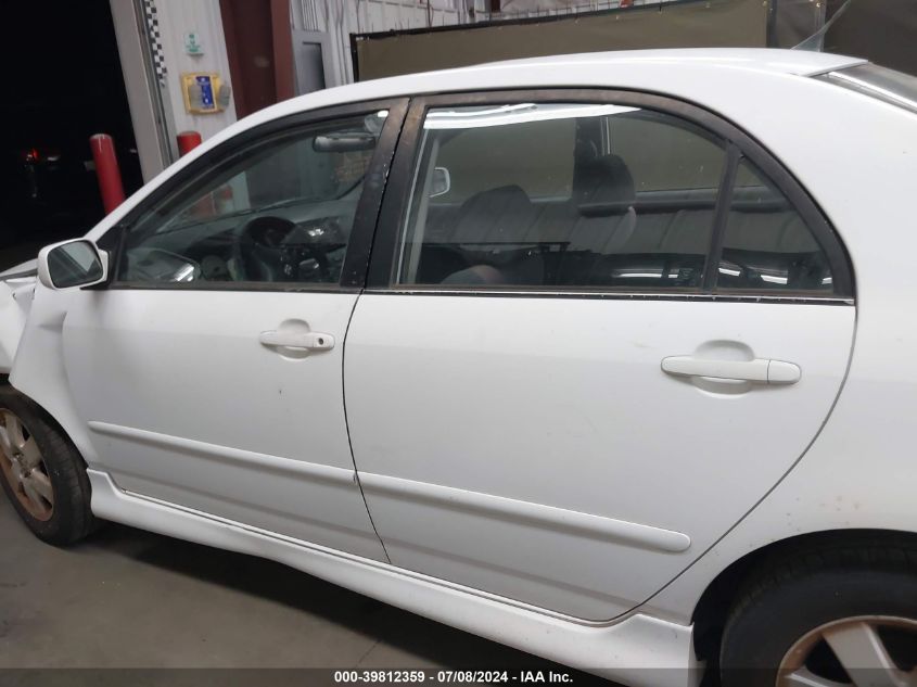 2003 Toyota Corolla S VIN: 1NXBR32E83Z006260 Lot: 39812359