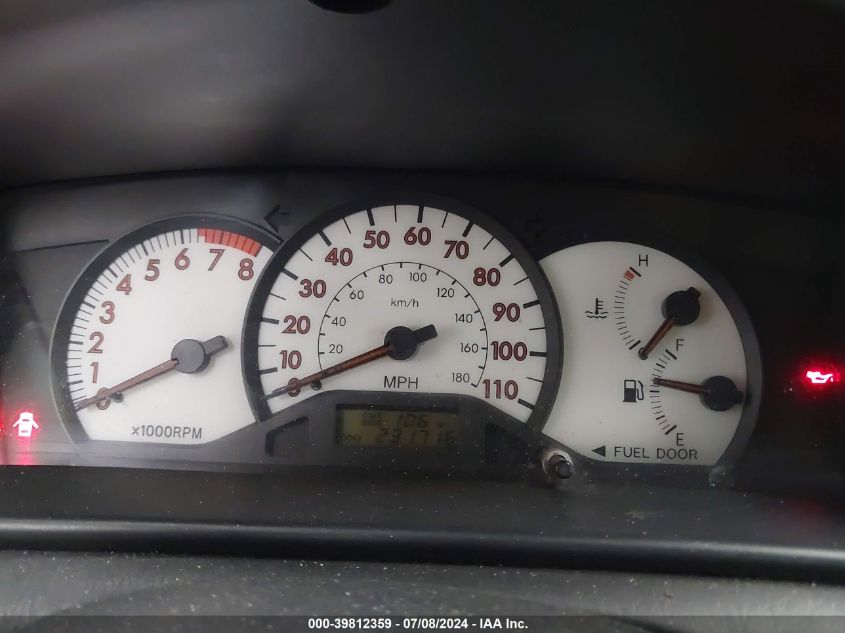 2003 Toyota Corolla S VIN: 1NXBR32E83Z006260 Lot: 39812359