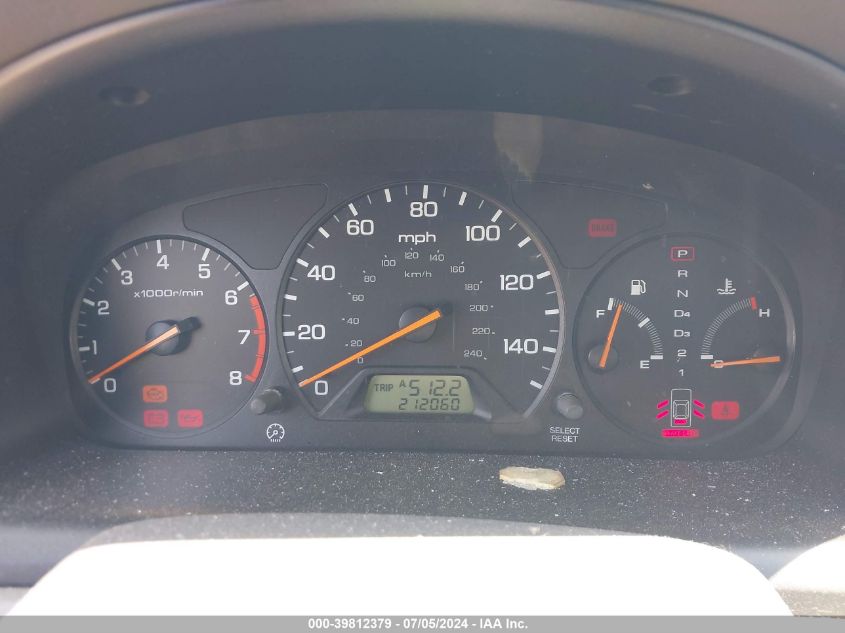 1999 Honda Accord Ex VIN: JHMCG6676XC016307 Lot: 39812379