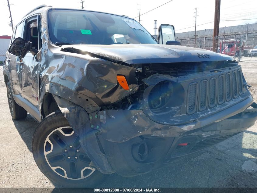 2017 Jeep Renegade Trailhawk 4X4 VIN: ZACCJBCB0HPF73652 Lot: 39812390