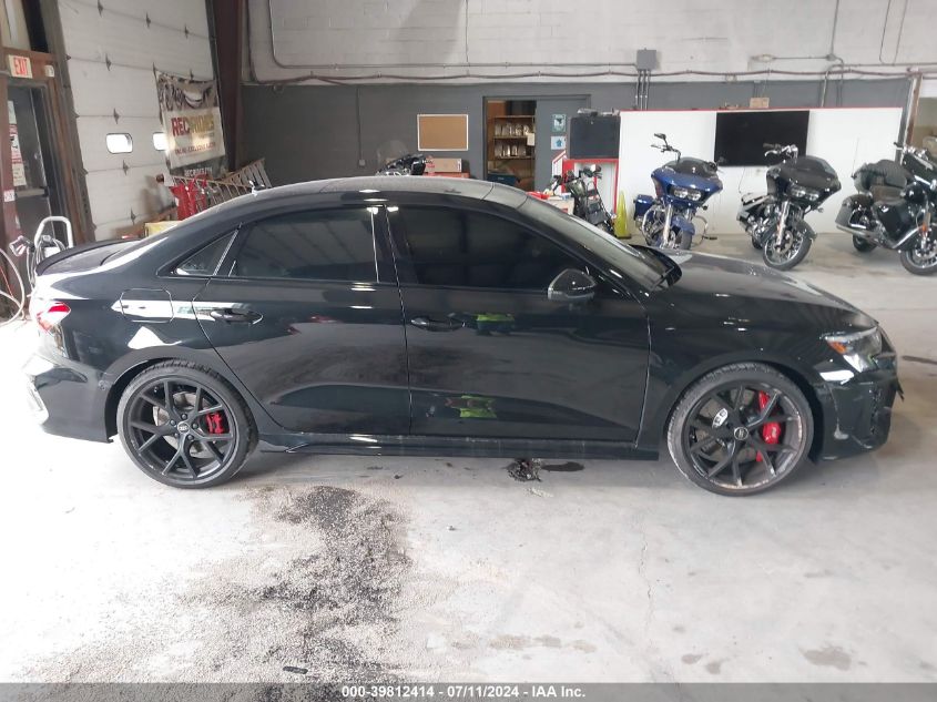 2024 Audi Rs 3 Tfsi Quattro S Tronic VIN: WUAG4DGY2RA906859 Lot: 39812414