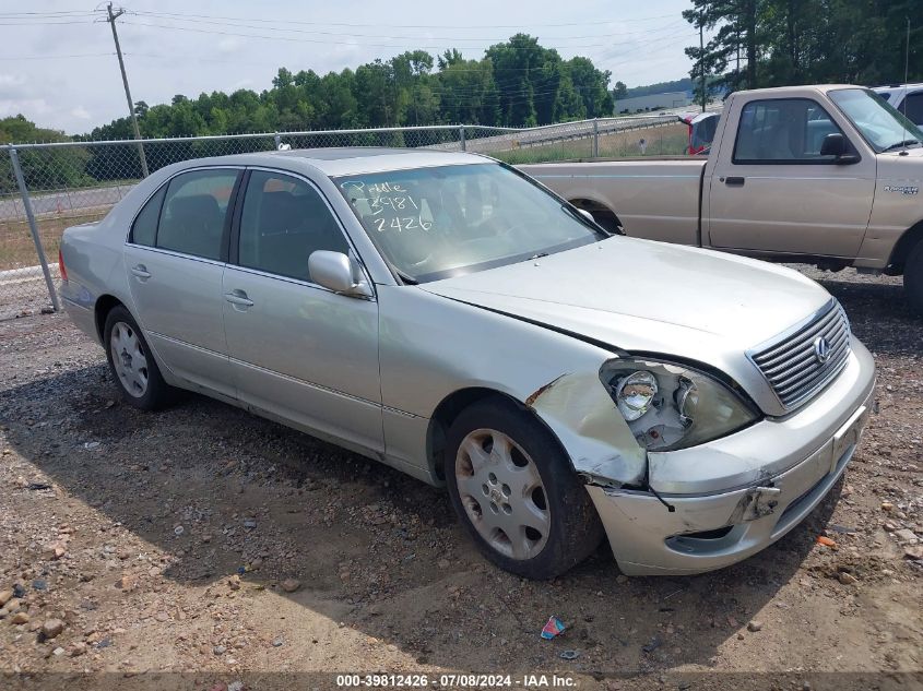 2003 Lexus Ls 430 VIN: JTHBN30F730099662 Lot: 39812426