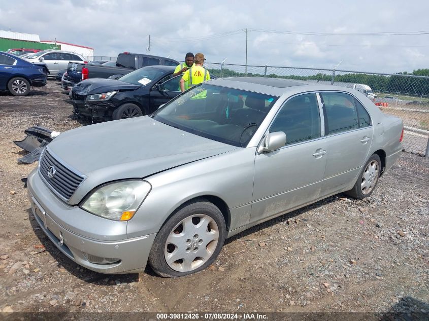 2003 Lexus Ls 430 VIN: JTHBN30F730099662 Lot: 39812426