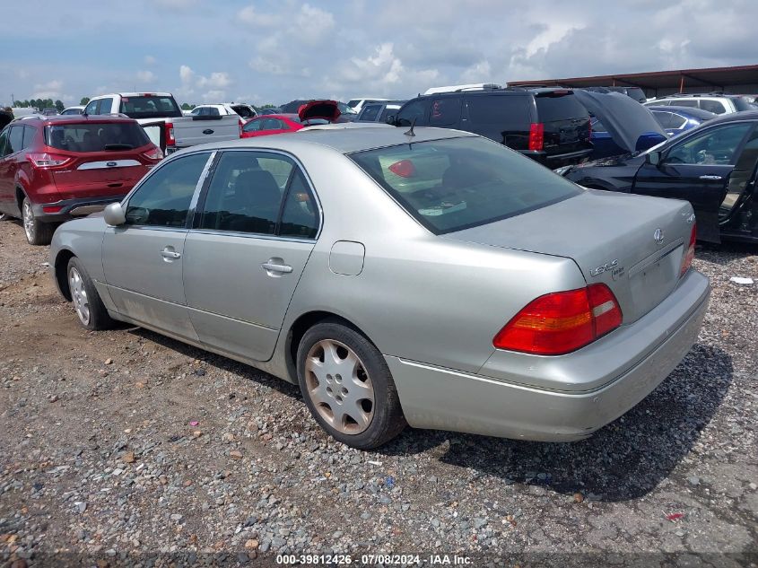 2003 Lexus Ls 430 VIN: JTHBN30F730099662 Lot: 39812426