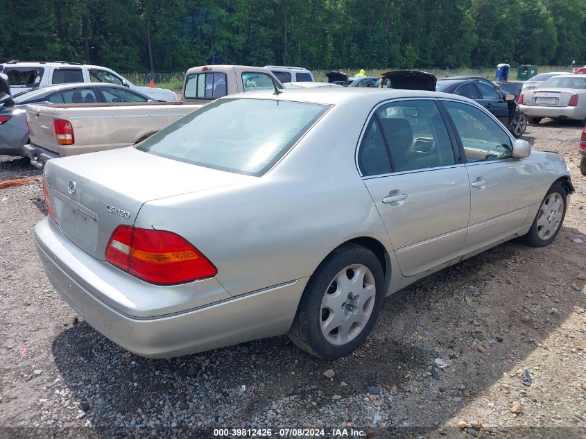 2003 Lexus Ls 430 VIN: JTHBN30F730099662 Lot: 39812426