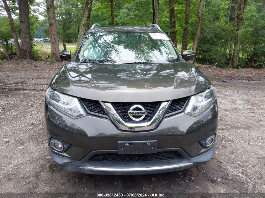 2015 Nissan Rogue S/Sl/Sv VIN: 5N1AT2MV8FC791295 Lot: 39812450