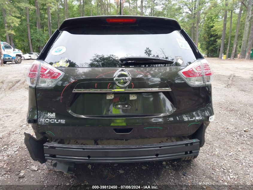 2015 Nissan Rogue S/Sl/Sv VIN: 5N1AT2MV8FC791295 Lot: 39812450