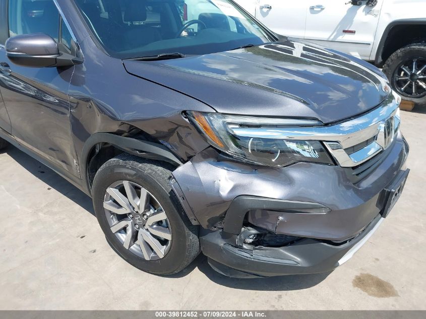 2019 Honda Pilot Ex-L VIN: 5FNYF5H5XKB028357 Lot: 39812452