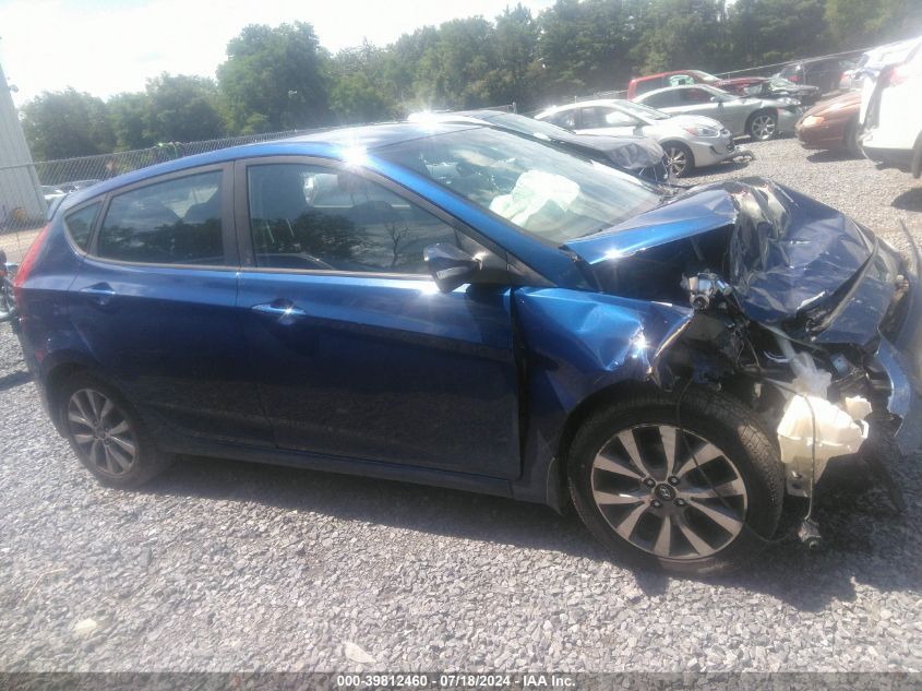 2016 Hyundai Accent Sport VIN: KMHCU5AEXGU273633 Lot: 39812460