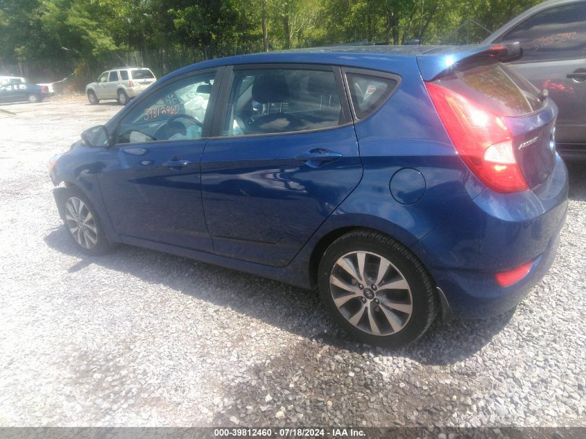 2016 Hyundai Accent Sport VIN: KMHCU5AEXGU273633 Lot: 39812460