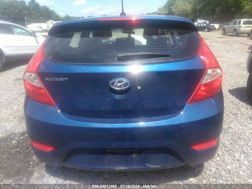 2016 Hyundai Accent Sport VIN: KMHCU5AEXGU273633 Lot: 39812460