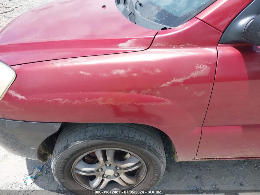 2007 Kia Sportage Lx V6 VIN: KNDJF723977343989 Lot: 39812487