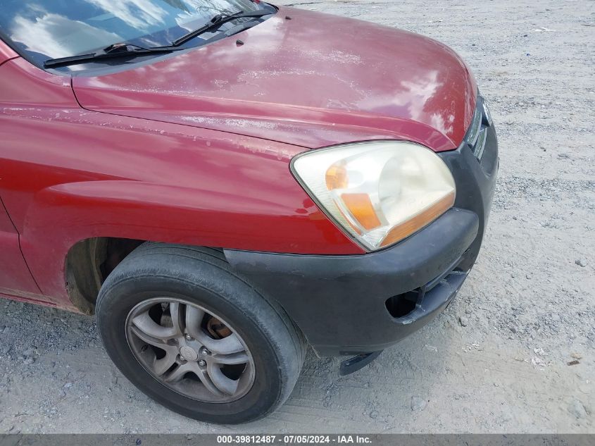 2007 Kia Sportage Lx V6 VIN: KNDJF723977343989 Lot: 39812487