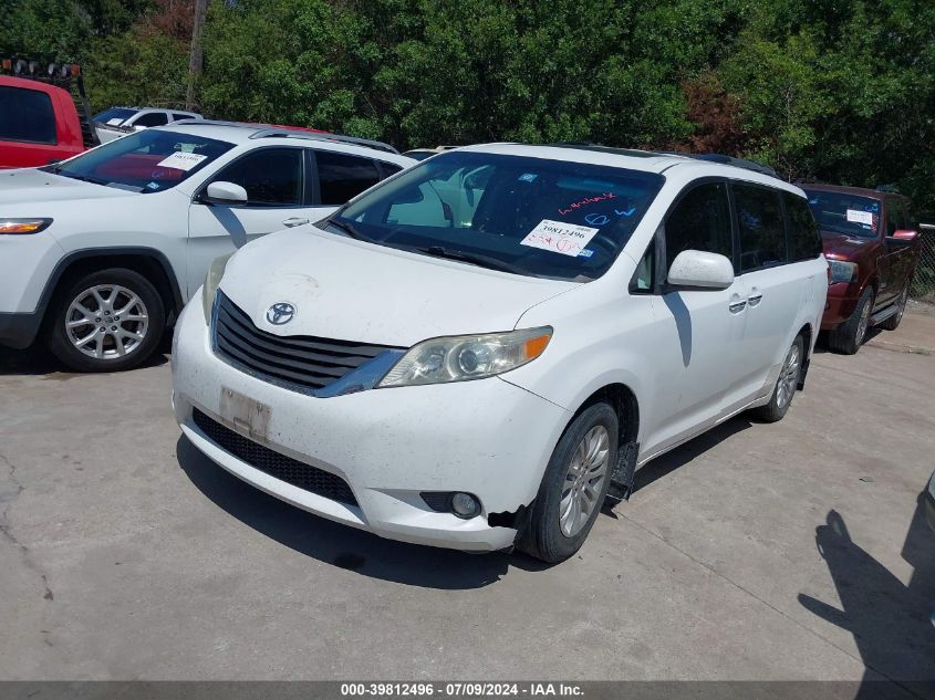 2011 Toyota Sienna Xle V6 VIN: 5TDYK3DC4BS038608 Lot: 40750819