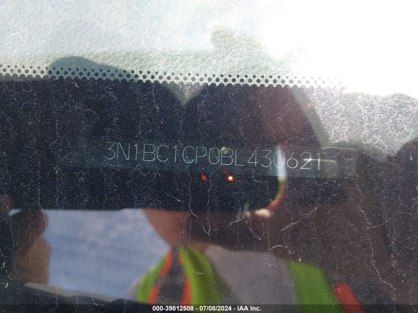 2011 Nissan Versa 1.8S VIN: 3N1BC1CP0BL430621 Lot: 39812508